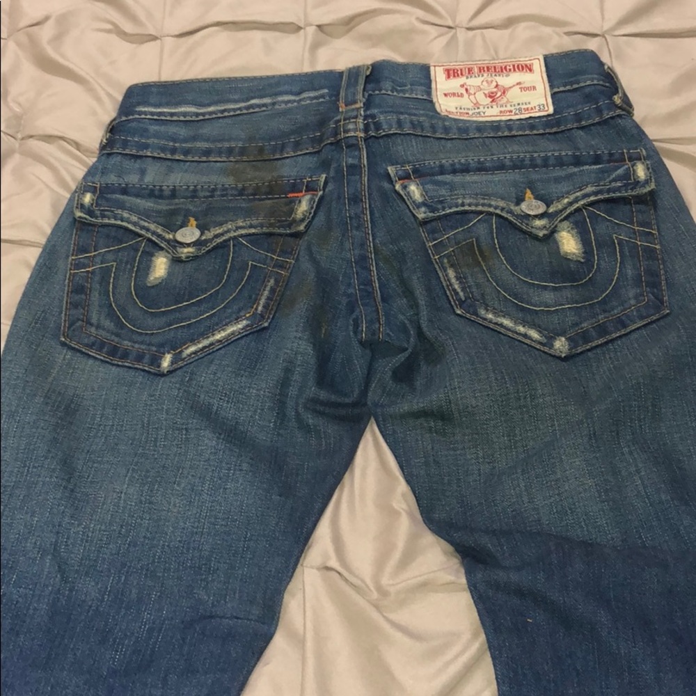 True religion jeans size 28 x 33 “Joey” boot cut